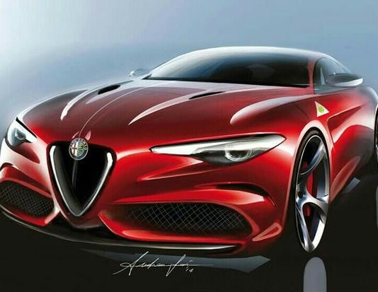 Alfa Romeo Giulia скетч