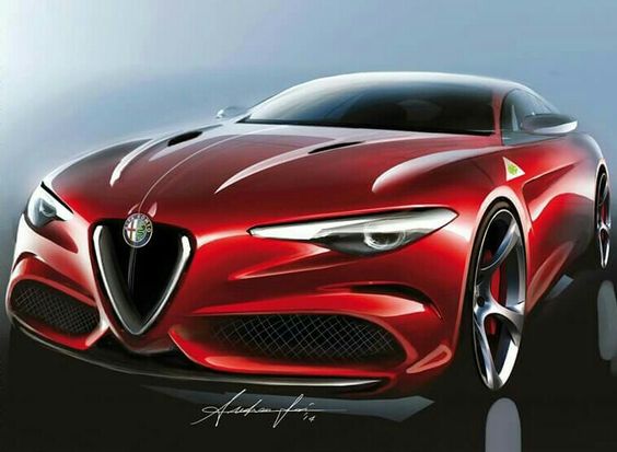 Alfa Romeo Giulia скетч